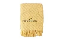 Плед FELICE бахромой Желтый