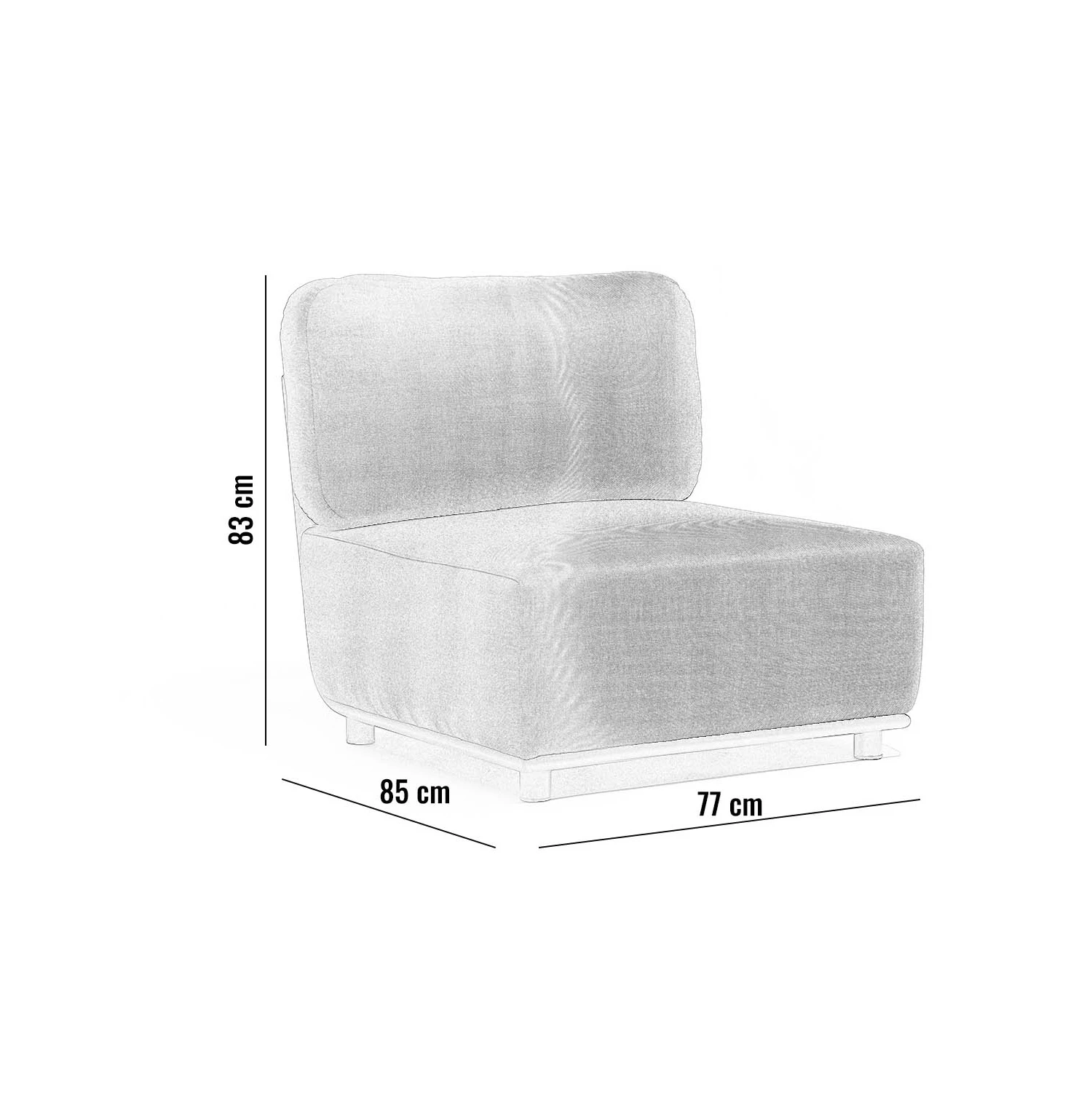 Центральный элемент HUG Антрацит