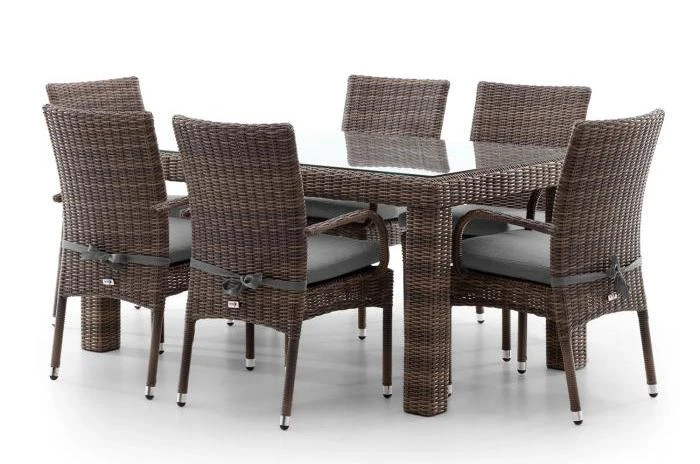 Обеденный комплект RAPALLO 160 + TRAMONTO Песочный