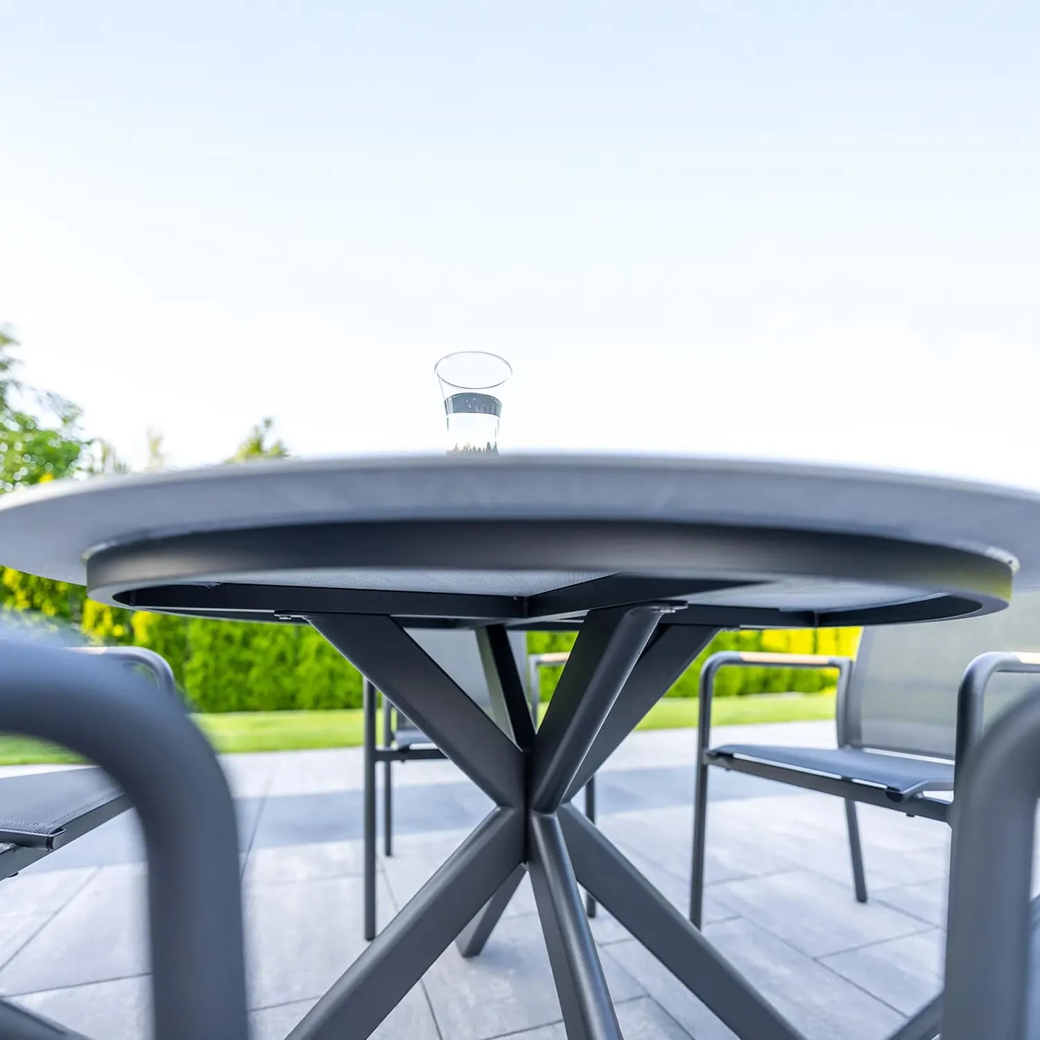 Обеденный комплект LUGO + SOLLER Teak Антрацит