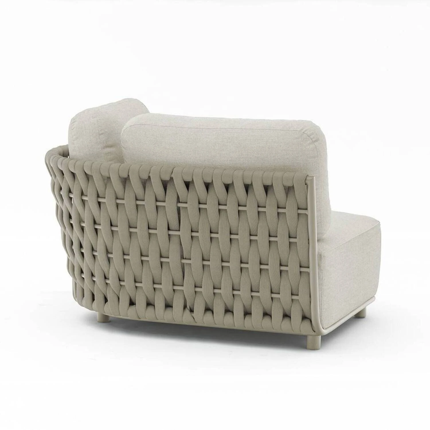 Левый округлый модуль HUG Бежевый