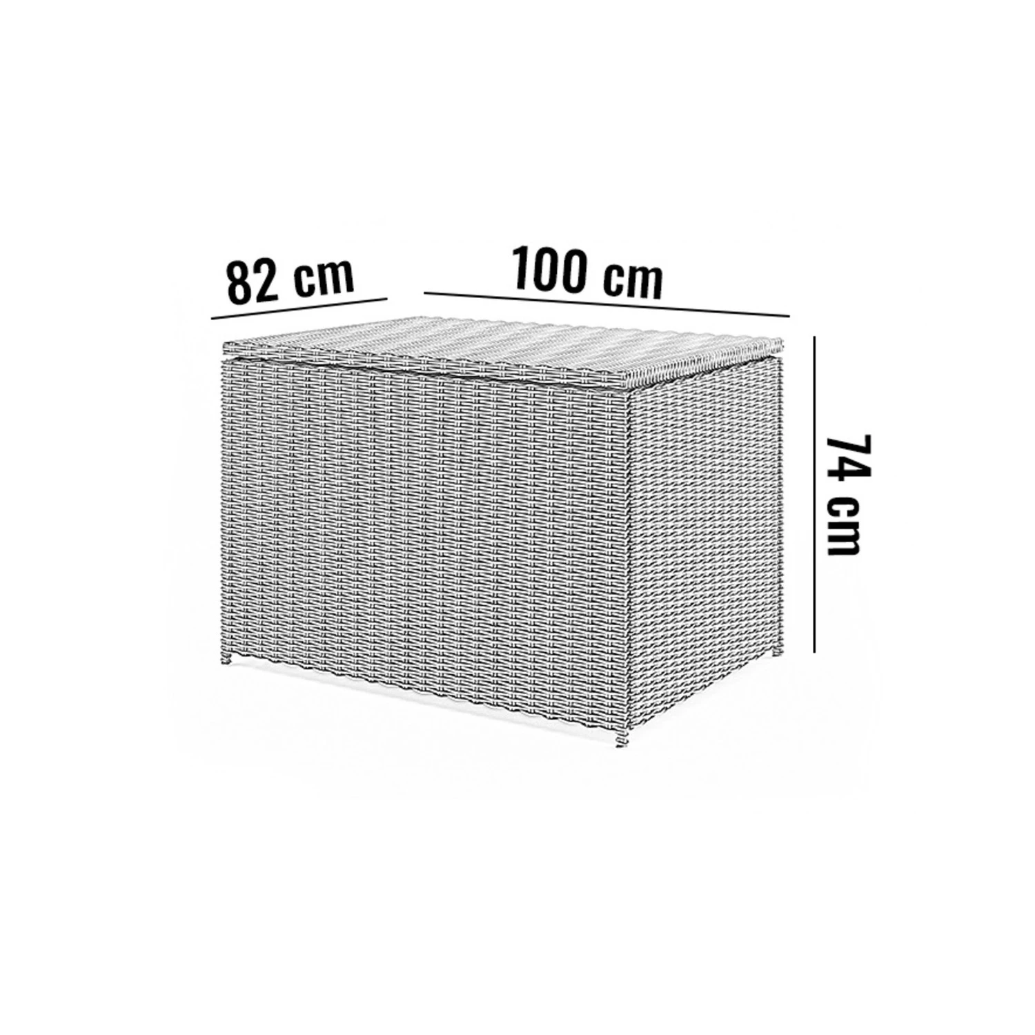 Ящик для хранения SCATOLA 100 Песочный