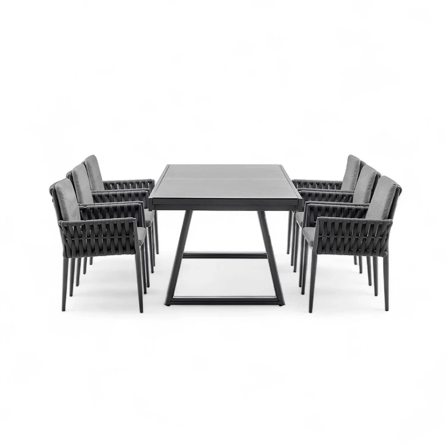 Обеденный комплект CLUB + HUG 6 Антрацит