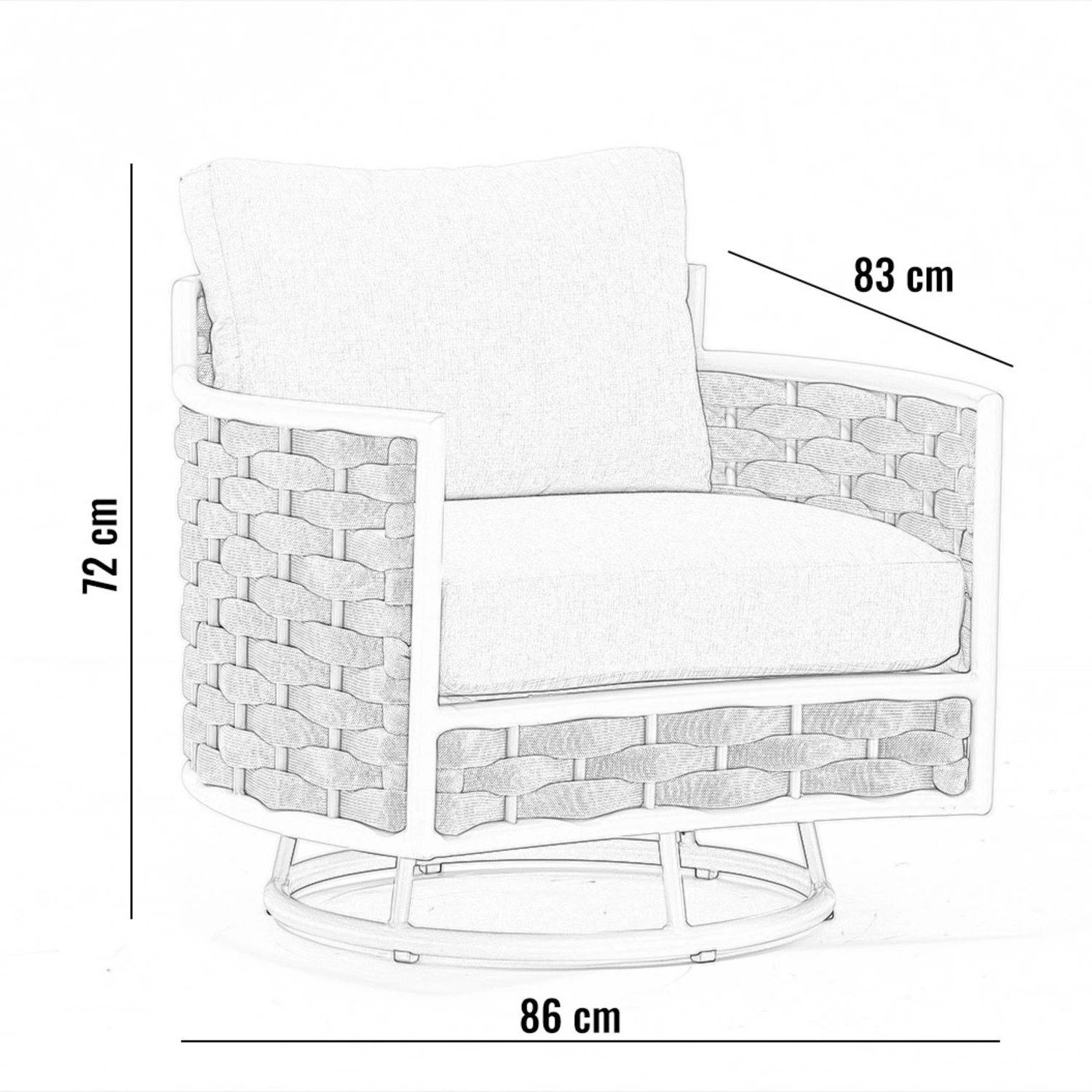 Крутящееся кресло LOOP