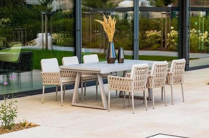 Обеденный комплект CLUB + HUG 6 Бежевый