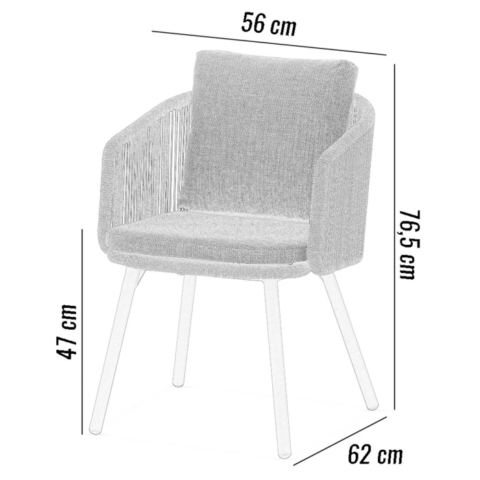 Стул HARBOUR Антрацит