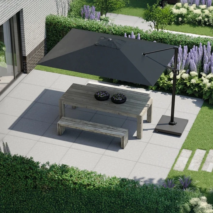 Садовый зонт ​​​​​​CHALLENGER T² Premium 3,5х2,6 Faded Black