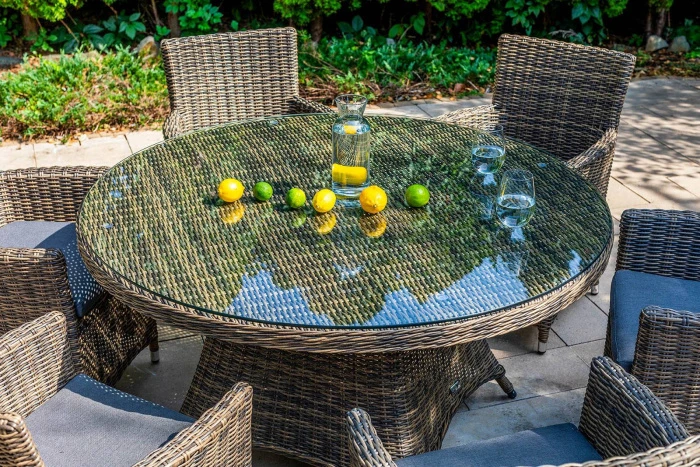 Стол RONDO Ø130 Песочный