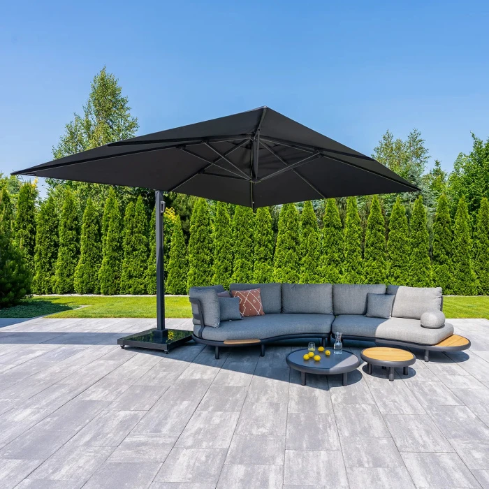 Садовый зонт ICON Premium 4x3 Faded Black