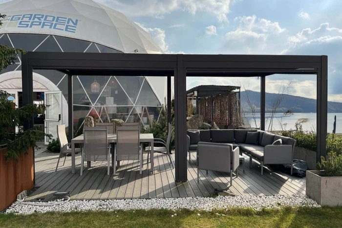 Пергола для террасы PERARA 6x3 Antracite