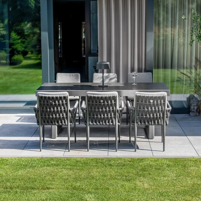 Обеденный комплект CLUB + HUG 6 Антрацит