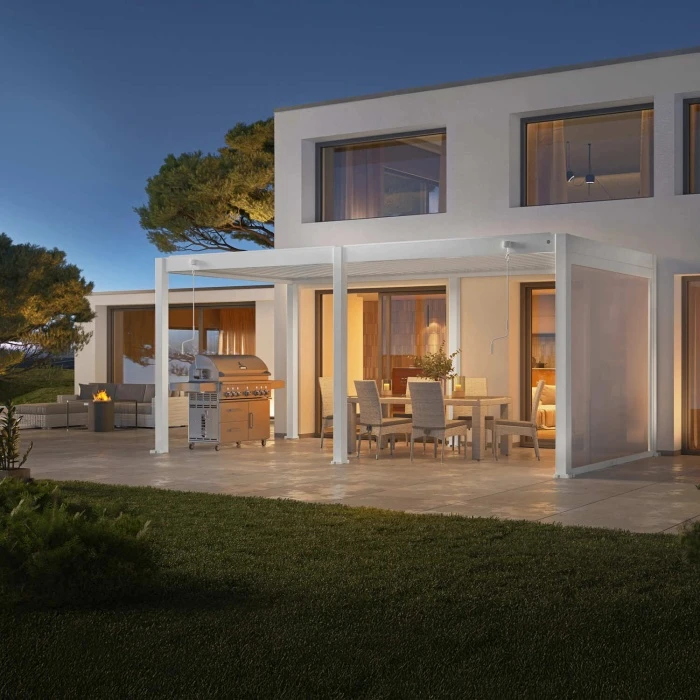 Фасадная роллета для перголы 300 White