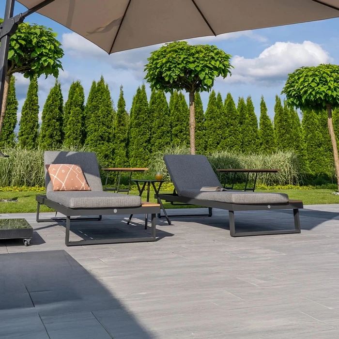 Шезлонг MALLORCA I Антрацит