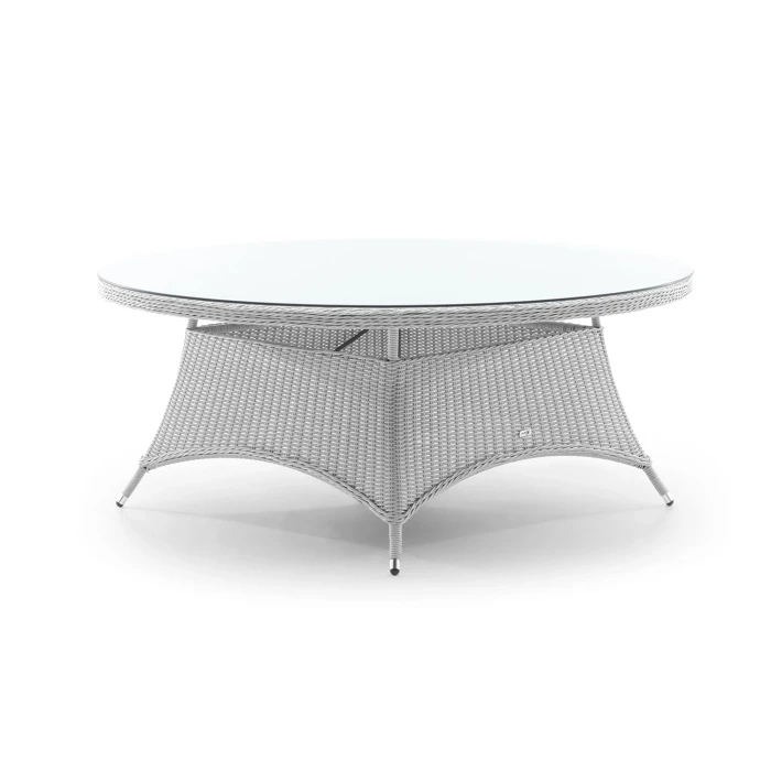 Обеденный комплект RONDO 180 + LEONARDO Белый