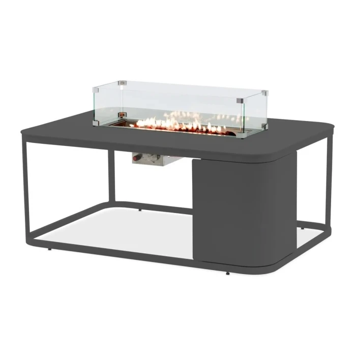 Стол-очаг FOGO прямоугольный, антрацит