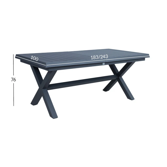 Раздвижной стол COLUMBUS 183/243 см