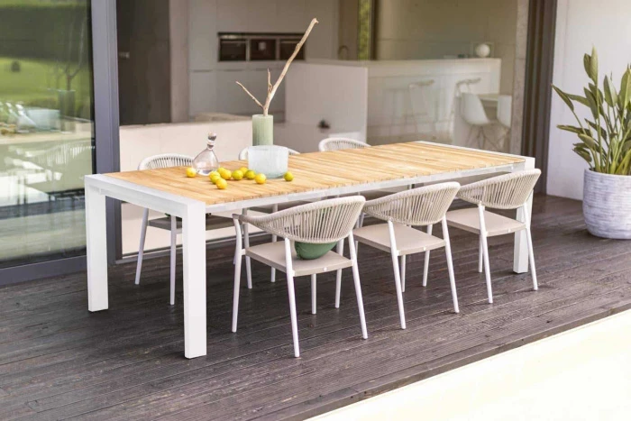 Раздвижной стол RIALTO 163-203 Белый