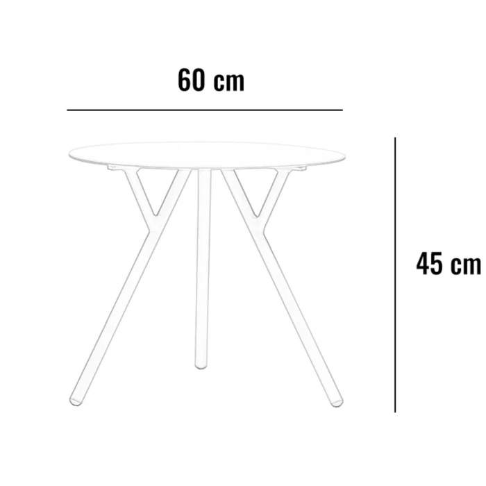 Журнальный столик DJ D60 Серо-бежевый