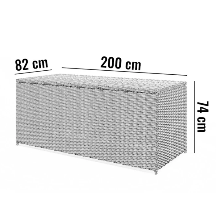 Ящик для хранения SCATOLA 200 Серый