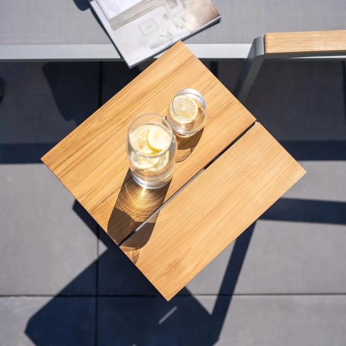 Приставной столик GRENADA Teak Серый