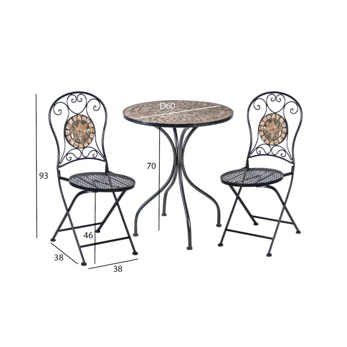 Балконный комплект MOSAIC круглый