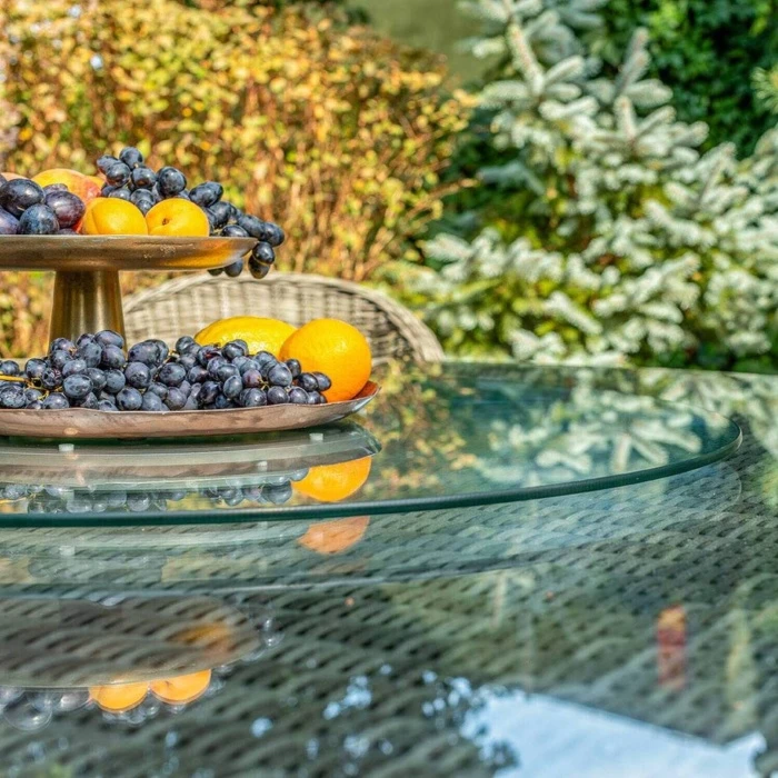 Обеденный комплект RONDO 180 + LEONARDO Серый