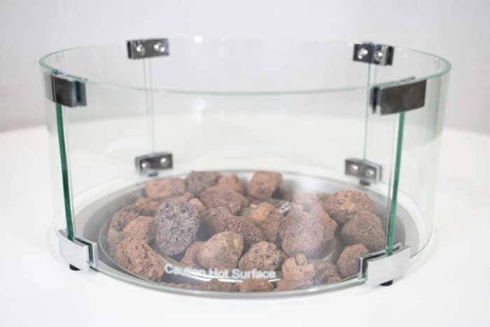 Стол-очаг FOGO круглый, белый