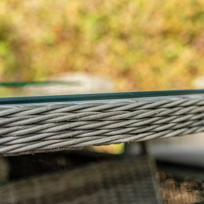 Обеденный комплект RONDO 180 + LEONARDO Серый