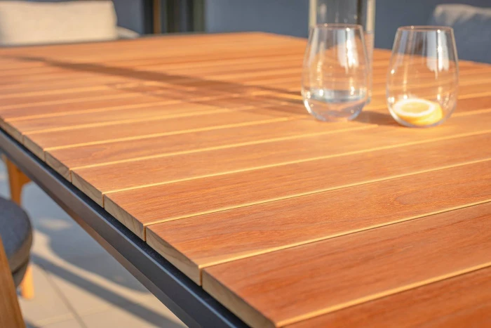 Обеденный комплект MURO + HAVEN Teak 8 Антрацит