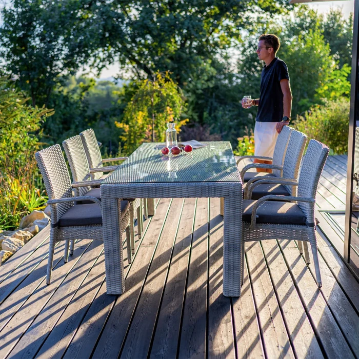 Стул с подлокотниками TRAMONTO Белый