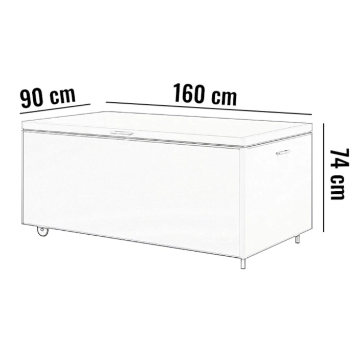 Ящик для хранения CONTENITORE 160 Антрацит