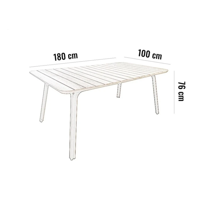 Стол SIMI I eukaliptus