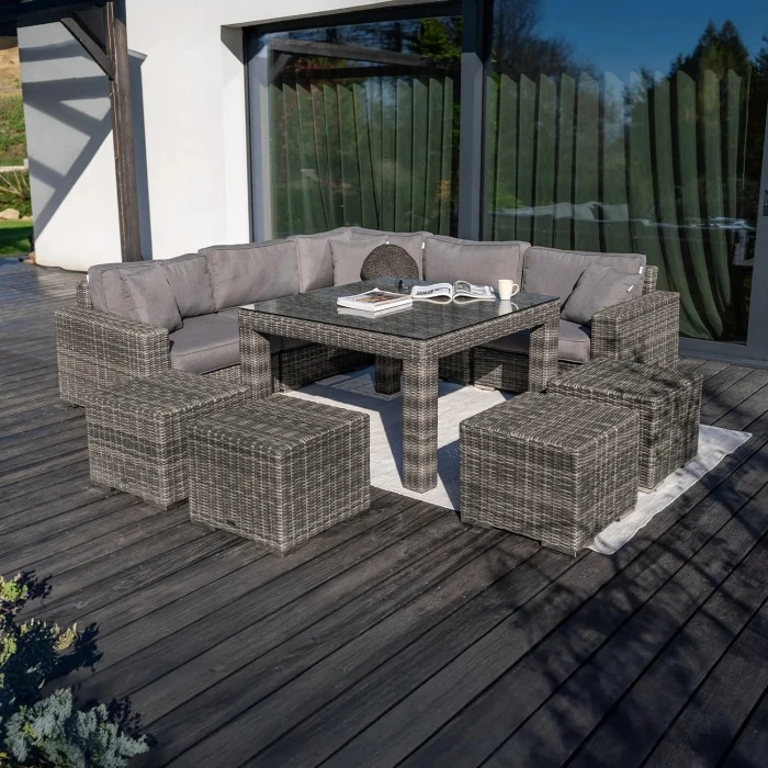 Обеденный комплект MILANO IV Серый