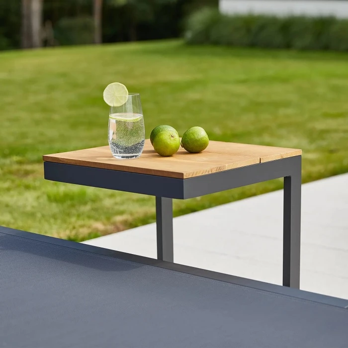 Приставной столик GRENADA Teak Антрацит