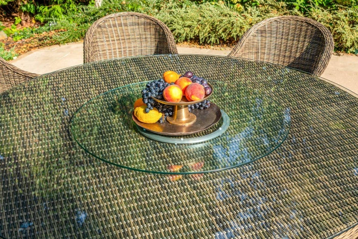 Стол RONDO Ø180 Песочный