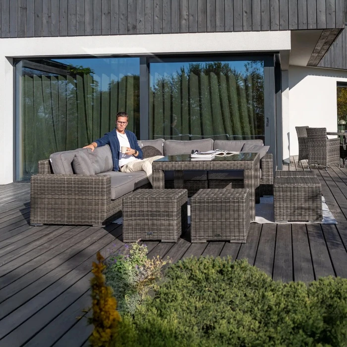 Обеденный комплект MILANO IV Серый