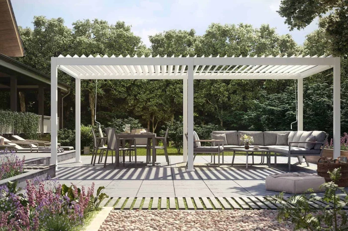 Пергола для террасы PERARA 6x3 White