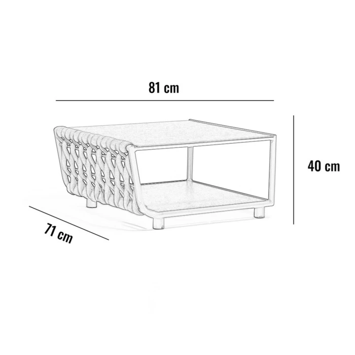 Журнальный столик HUG Бежевый