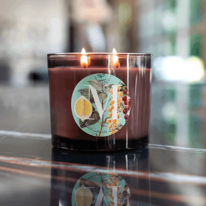 Свеча M «Mint Leaves and Lime» 200