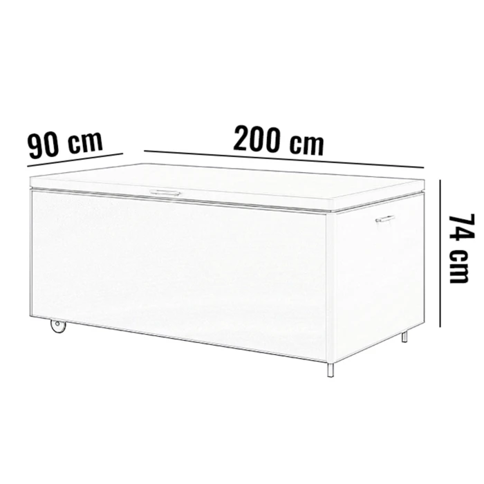 Ящик для хранения CONTENITORE 200 Антрацит