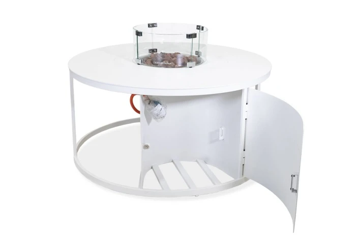 Стол-очаг FOGO круглый, белый