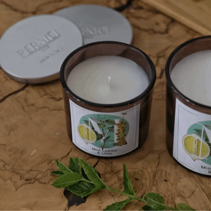 Свеча M «Mint Leaves and Lime» 200