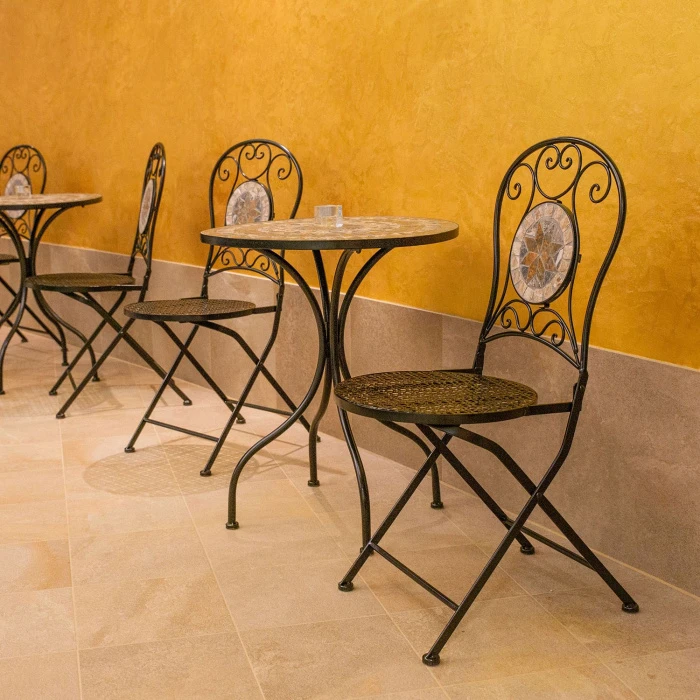 Складной круглый стул MOSAIC