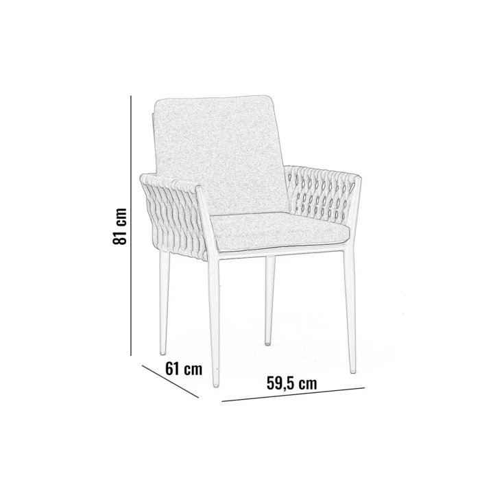 Стул HUG Бежевый