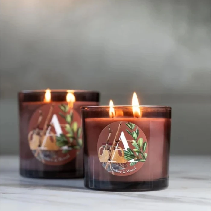 Свеча A «Amber & Wood» 200