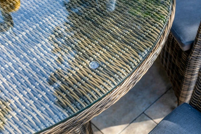 Обеденный комплект RONDO 130 + AMANDA Песочный