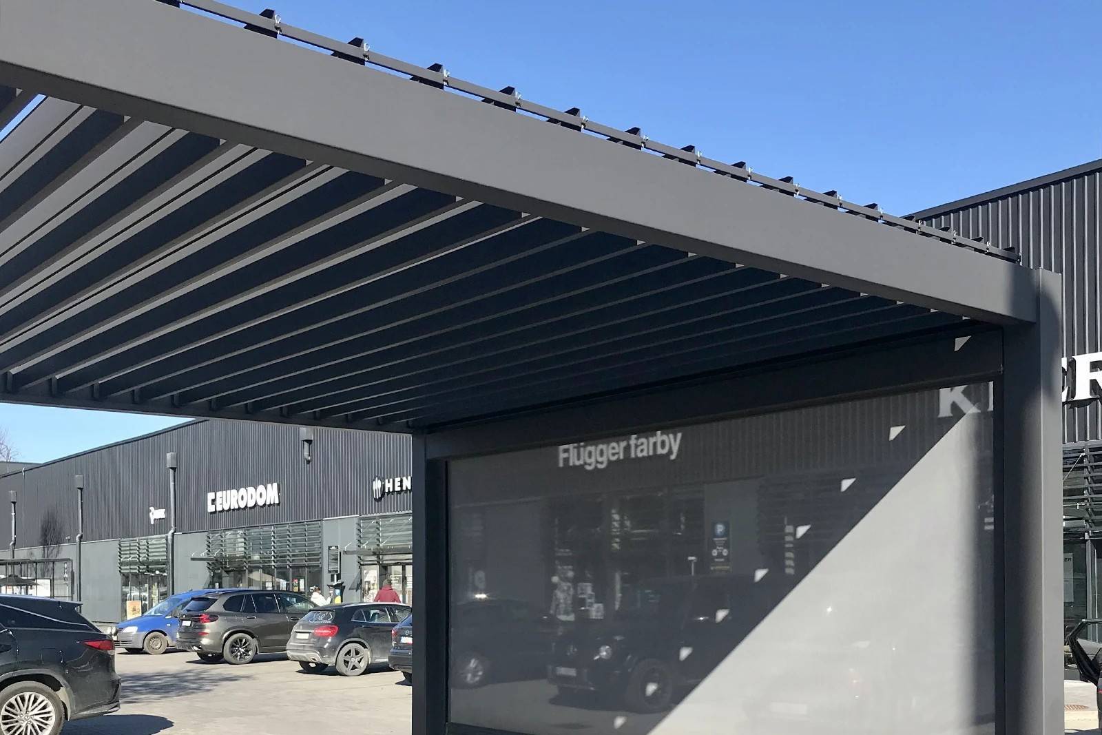 Пергола для террасы PERARA 4x3 Antracite