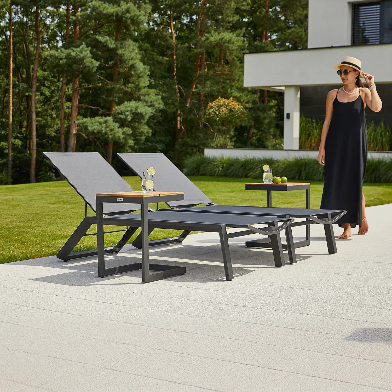 Шезлонг MURCIA Антрацит