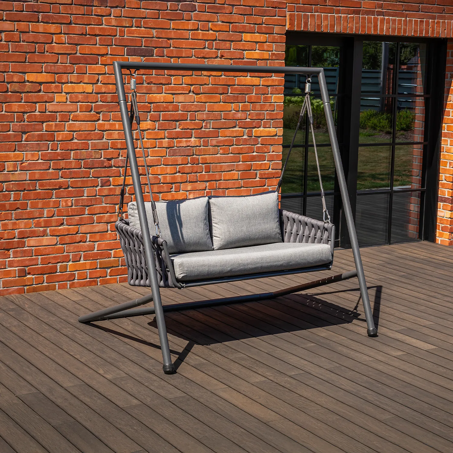 Садовые качели HUG Антрацит