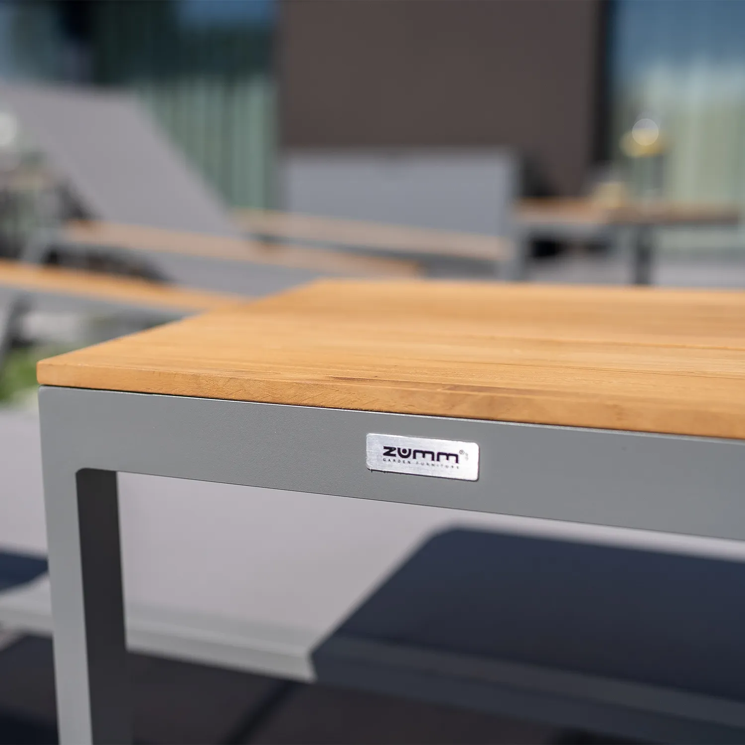 Приставной столик GRENADA Teak Серый